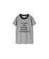 NFA2601P47 "RETARD" 4.4oz COTTON JERSEY CREW NECK S/SL RINGER T-SHIRT