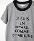 NFA2601P47 "RETARD" 4.4oz COTTON JERSEY CREW NECK S/SL RINGER T-SHIRT