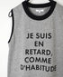 NFA2602P47 "RETARD" 4.4oz COTTON JERSEY CREW NECK NO/SL RINGER PULLOVER