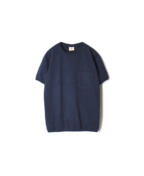 NGT9801P 7.2oz HEAVY WEIGHT COTTON CREW-NECK S/SL POCKET-T CUFF AND HEM RIB