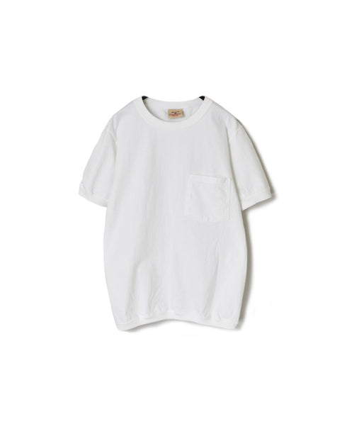 NGT9801P 7.2oz HEAVY WEIGHT COTTON CREW-NECK S/SL POCKET-T CUFF AND HEM RIB