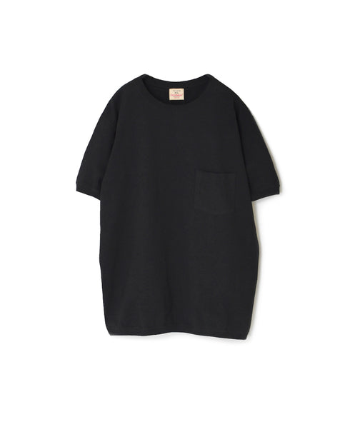 NGT9801P 7.2oz HEAVY WEIGHT COTTON CREW-NECK S/SL POCKET-T CUFF AND HEM RIB