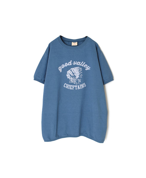 NGT9801 2841 7.2oz HEAVY WEIGHT COTTON "CHIEFTAINS" 7.2oz CREW-NECK S/SL TEE CUFF & HEM RIB