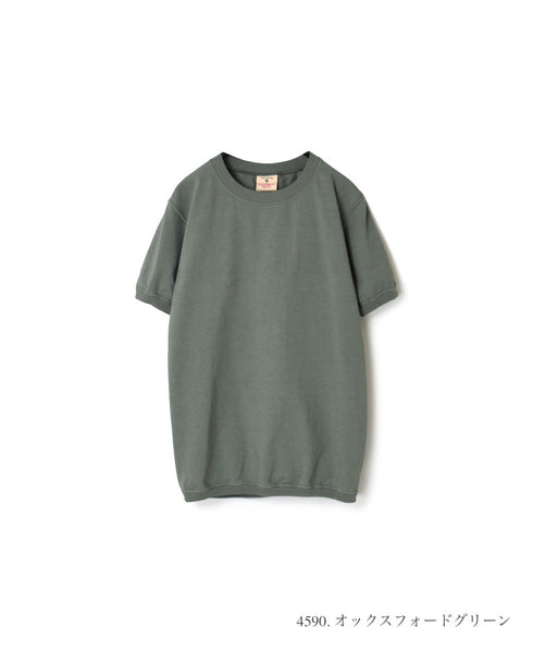 NGT9801 7.2oz HEAVY WEIGHT COTTON CREW-NECK S/SL TEE CUFF AND HEM