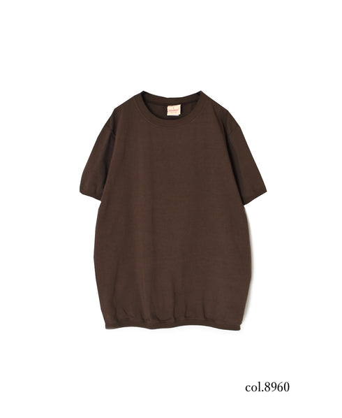 NGT9801 7.2oz HEAVY WEIGHT COTTON CREW-NECK S/SL TEE CUFF AND HEM