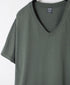 NGW0801 4.4oz LIGHT WEIGHT COTTON V-NECK S/SL T-SHIRT