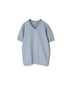NGW1701 7.2oz HEAVY WEIGHT COTTON V-NECK S/SL TEE CUFF AND HEM RIB