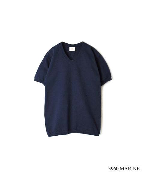 NGW1701 7.2oz HEAVY WEIGHT COTTON V-NECK S/SL TEE CUFF AND HEM RIB