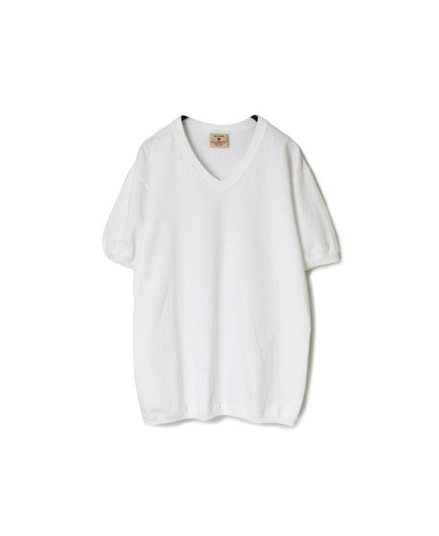 NGW1701 7.2oz HEAVY WEIGHT COTTON V-NECK S/SL TEE CUFF AND HEM RIB