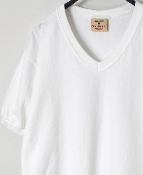 NGW1701 7.2oz HEAVY WEIGHT COTTON V-NECK S/SL TEE CUFF AND HEM RIB