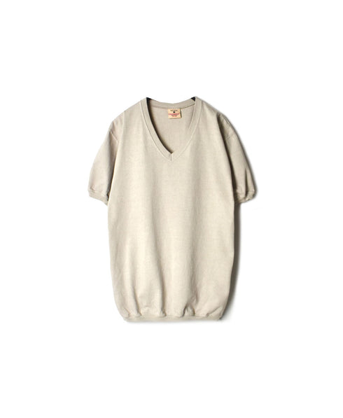 NGW1701 7.2oz HEAVY WEIGHT COTTON V-NECK S/SL TEE CUFF AND HEM RIB