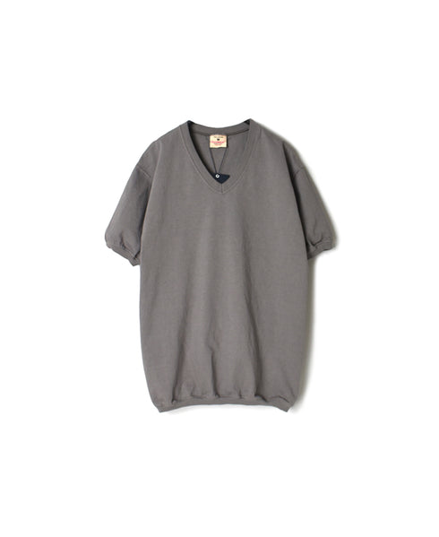 NGW1701 7.2oz HEAVY WEIGHT COTTON V-NECK S/SL TEE CUFF AND HEM RIB