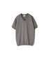 NGW1701 7.2oz HEAVY WEIGHT COTTON V-NECK S/SL TEE CUFF AND HEM RIB