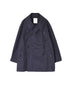 NHT2661CNT COTTON / NYLON DOUBLE OVER SHORT COAT