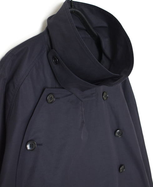 NHT2661CNT COTTON / NYLON DOUBLE OVER SHORT COAT