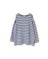 NLA2351 REGULAR STRIPE OVERSIZE L/SL BOAT-NECK BASQUE SHIRT
