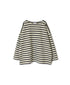 NLA2351 REGULAR STRIPE OVERSIZE L/SL BOAT-NECK BASQUE SHIRT