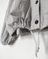 NMDS24633D 40s ORGANIC POPLIN OVERDYE RAGLAN STRING JACKET