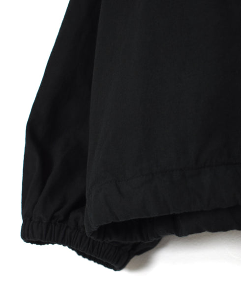 NMDS24633D 40s ORGANIC POPLIN OVERDYE RAGLAN STRING JACKET