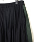 NMDS24641 40s ORGANIC POPLIN (PATCHWORK) PINTUCK FLARED SKIRT WITH PATCH WORK