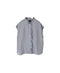 INMDS26001D 60s AUTOLOOM LINEN PLAIN OVERDYE FRENCH/SL FRILL COLLAR SHIRTS