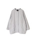 NMDS26202D 40s ORGANIC POPLIN (OVERDYE) RAGLAN SHORT COAT WITH VERTICAL STITCH