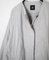 NMDS26202D 40s ORGANIC POPLIN (OVERDYE) RAGLAN SHORT COAT WITH VERTICAL STITCH
