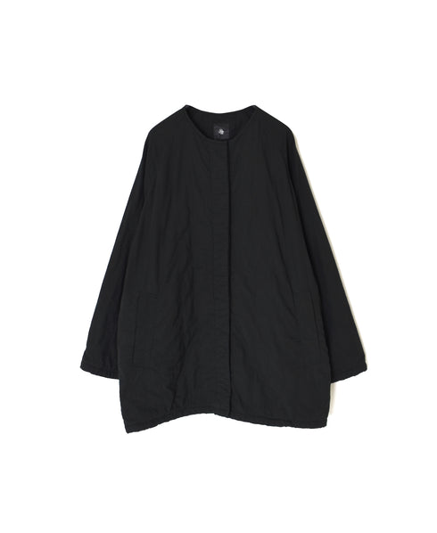 NMDS26202D 40s ORGANIC POPLIN (OVERDYE) RAGLAN SHORT COAT WITH VERTICAL STITCH