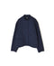 NMDS26211 60s STITCHED ORGANIC CAMBRIC STAND COLLAR FLY FRONT JACKET