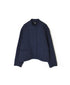 NMDS26211 60s STITCHED ORGANIC CAMBRIC STAND COLLAR FLY FRONT JACKET