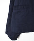 NMDS26211 60s STITCHED ORGANIC CAMBRIC STAND COLLAR FLY FRONT JACKET