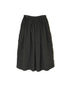 NMDS262139D 60s STITCHED ORGANIC CAMBRIC OVERDYE GATHERED SKIRT WITH LINING