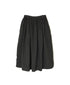 NMDS262139D 60s STITCHED ORGANIC CAMBRIC OVERDYE GATHERED SKIRT WITH LINING