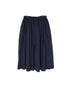 NMDS26213 60s STITCHED ORGANIC CAMBRIC GATHERED SKIRT WITH LINING
