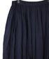 NMDS26213 60s STITCHED ORGANIC CAMBRIC GATHERED SKIRT WITH LINING