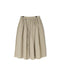 NMDS26213 60s STITCHED ORGANIC CAMBRIC GATHERED SKIRT WITH LINING