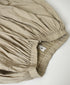 NMDS26213 60s STITCHED ORGANIC CAMBRIC GATHERED SKIRT WITH LINING