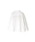 NMDS26221 60s ORGANIC CAMBRIC WITH EMB BANDED COLLAR SHIRT