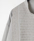 NMDS26221 60s ORGANIC CAMBRIC WITH EMB BANDED COLLAR SHIRT