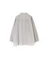 NMDS26221 60s ORGANIC CAMBRIC WITH EMB BANDED COLLAR SHIRT