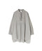 NMDS26222 60s ORGANIC CAMBRIC WITH EMB BANDED COLLAR EMB TUNIC