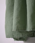 NMDS26234D 80s ORGANIC MICRO CHECK OVERDYE CREW-NECK BUTTON SHIRT MAXI DRESS WITH MINI PINTUCK