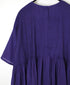 NMDS26241 80s ORGANIC COTTON VOILE CREW-NECK PULLOVER HALF/SLEEVE SHIRT WITH MINI PINTUCK