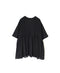 NMDS26241 80s ORGANIC COTTON VOILE CREW-NECK PULLOVER HALF/SLEEVE SHIRT WITH MINI PINTUCK