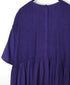 NMDS26243 80s ORGANIC COTTON VOILE CREW-NECK HALF/SLEEVE DRESS WITH MINI PINTUCK