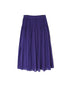 NMDS26245 80s ORGANIC COTTON VOILE MINI PINTUCK FLARED SKIRT
