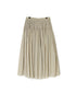 NMDS26245 80s ORGANIC COTTON VOILE MINI PINTUCK FLARED SKIRT