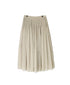 NMDS26245 80s ORGANIC COTTON VOILE MINI PINTUCK FLARED SKIRT