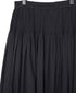 NMDS26245 80s ORGANIC COTTON VOILE MINI PINTUCK FLARED SKIRT