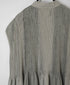 NMDS26264D ORGANIC COTTON/LINEN PATCHWORK OVERDYE BANDED F/SLEEVE SHIRT DRESS WITH MINI PINTUCK